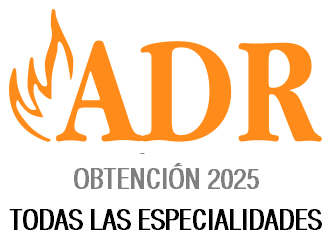 OBTENCIÓN ADR - TODAS LAS ESPECIALIDADES - 2025